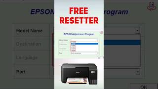 Free Epson L1210 L3210 L3250 L3251 L3260 L5290 Reset Tool epsonl3250 epsonl3210 [upl. by Wolenik]