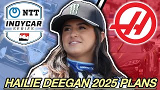 Hailie Deegan 2025 Plans  NASCAR Xfinity Series or Indycar Series [upl. by Anigar]