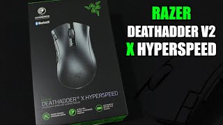 UNBOXING  RAZER DEATHADDER V2 X HYPERSPEED [upl. by Iturk981]