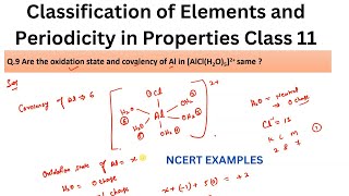 Are the oxidation state and covalency of Al in AlClH2O52 same [upl. by Esinej811]