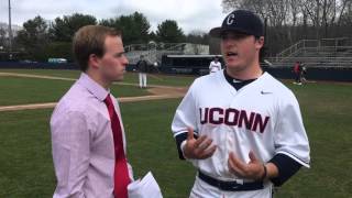 UConn Baseball John Toppa Postgame Tulane April 1st 2016 [upl. by Knick]