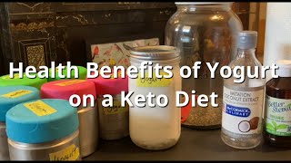 The Health Benefits of Probiotics in Our Fermented Keto Coconut Milk Yogurt on our Keto Diet [upl. by Attevad]