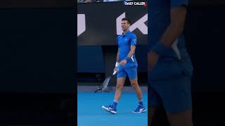 Novak Djokovic Impersonates Her Grunts [upl. by Inalem]