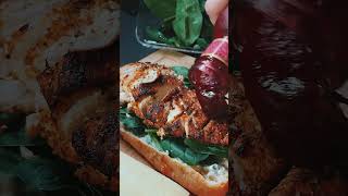 Delicious chicken sandwich with onion marmalade food cookingchannel CookingLily sandwich [upl. by Ycnuahc]