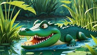 Row Row Row Your Boat Crocodile  Nursery Rhymes for Kids  Fun and Engaging Song [upl. by Stanway334]