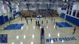 West Greene High School vs Carmichaels High School Womens Varsity Volleyball [upl. by Alexei315]