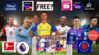 How to watch Football Matches live online Free  Football live streaming apps in india [upl. by Ysiad]