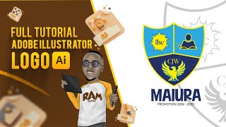 TUTORIAL LOGO AIGLE MAIURA CONCEPTION BY RAMDIZAY [upl. by Quar]