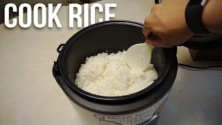 How to Cook Rice in a Rice Cooker EASY [upl. by Ijneb380]