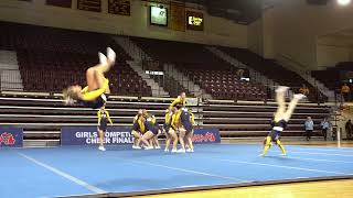 State runnerup PewamoWestphalia round 3 routine in MHSAA Division 4 Competitive Cheer Finals 2024 [upl. by Bubb242]