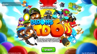 Bloons TD6 No Commentary Winter Park Hard Half Cash [upl. by Aaronson270]