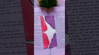 Easy boho bookmark painting ideas 💜art bookmark diy painting shorts youtubeshorts ytshorts [upl. by Niabi]