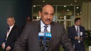 Sabah AlKhalid AlSabah Kuwait on election of nonpermanent members of Security Council [upl. by Hainahpez]