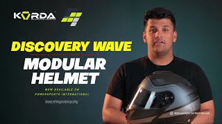 Korda  Modular Helmet  Discovery Wave  PowerSports International [upl. by Boylston541]