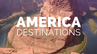 25 Most Beautiful Destinations in America  Travel Video [upl. by Haidebez798]