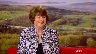 Pam Ayres on her television program her book amp the Cotswolds UK  BBC News  16th September 2021 [upl. by Kciredes]