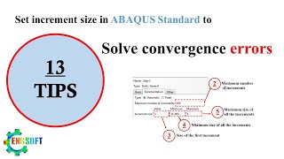 ABAQUS Step Settings initial minimum and maximum increment size [upl. by Ecinereb]