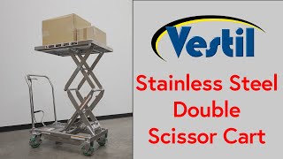 SSSC Stainless Steel Scissor Carts [upl. by Arabeila]