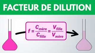 Préparer une solution par dilution  Lycée  Physiquechimie [upl. by Esydnac]