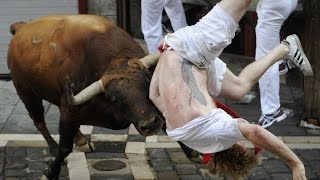 Encierro San Fermín 7 de julio 2015 [upl. by Hanikehs]