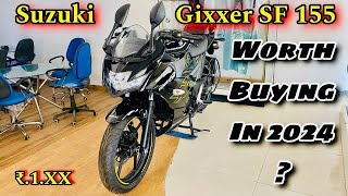 Suzuki Gixxer SF 155 Bs6 2024 Model NewUpdate Price Mileage Features Full Detail [upl. by Ateval]