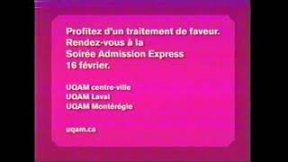 Soirée Admission Express  Prenez Position  UQAM  2006  Publicité [upl. by Debee]