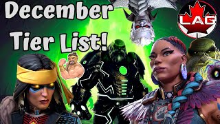 FINAL TIER LIST 2023 x3 Big New Additions MaestroKushalaCheeilth December Update  MCOC [upl. by Wernda]