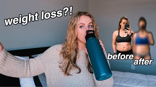 I drank a GALLON of WATER everyday for a WEEK  before amp after results [upl. by Lexy]