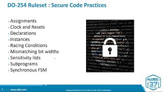 Coding Guidelines for DO 254 for DAL A2E Certification  Prodigy Technovations [upl. by Ranilopa]