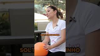 Exercícios com Bola em Casa para Recuperar a Diástase [upl. by Annaej259]