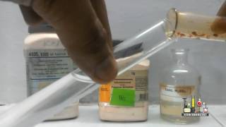 Chromyl Chloride Test using Potassium Chloride [upl. by Reerg]