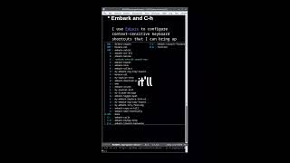 Yay Emacs Embark completion with Ch [upl. by Hnahk]