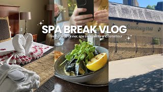 BIRTHDAY WEEKEND VLOG  Spa baecation  dinner date  hotel review 🧖‍♀️🫧 [upl. by Ahsiei]