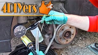 DIY How to Bleed Brakes Using a Vacuum Pump [upl. by Rempe]