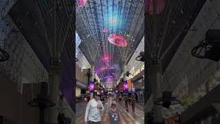 Exploring the Vibrant Fremont Street in Las Vegas [upl. by Richart309]