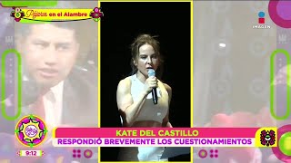 Kate del Castillo causó ZAFARRANCHO a su llegada al Teatro Milán  Sale el Sol [upl. by Neras936]