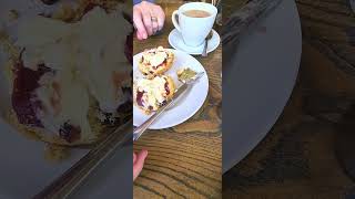 The Great Scone Debate Jam or Cream FIRST shorts scones creamtea [upl. by Nappy]