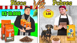 RICOS VS POBRES NA LOJINHA PET 164 [upl. by Lilithe]