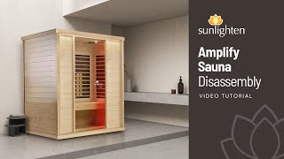 Sunlighten Amplify Infrared Sauna Disassembly [upl. by Noed]