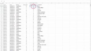 Mitjana mediana moda amb full de càlcul Google Drive Exemple FC Barcelona [upl. by Artenahs]