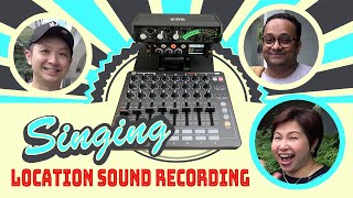 Location Sound Recording  Singing  Sound Devices  Novation Launch Control XL [upl. by Jeni]