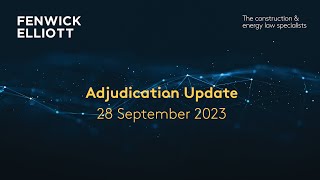 Adjudication Update [upl. by Arhas]