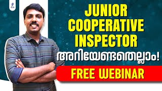 Junior Cooperative Inspector  Preparation Strategy  Free Webinar  Register NOW [upl. by Adlemi]