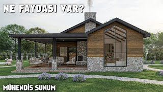 TEK KOLONLA GEÇEBİLİR MİYİZ   ÇELİK amp BETONARME MODERN DAĞ EVİ [upl. by Weaks652]