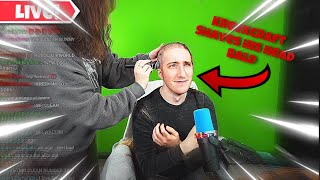 KreekCraft SHAVES HIS HEAD BALD Live on Stream… [upl. by Trebreh]