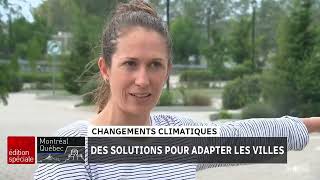 Changements climatiques  des solutions pour adapter les villes [upl. by Ardeahp]