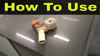 How To Use A Packing Tape DispenserFull Tutorial [upl. by Gwenora415]