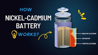 Nickel Cadmium Battery Working  NiCad Battery [upl. by Altaf]