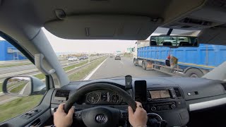 Volkswagen Multivan T51 132kw DSG l POV Drive amp Review [upl. by Tarabar214]