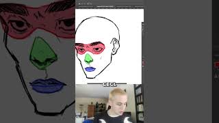 Comment dessiner le visage tutodessin art [upl. by Atilef]